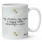 Személyre szabható - Barna hajú Csini Bak lány mintás bögre