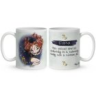 Személyre szabható - Vörös hajú Csini Bak lány mintás bögre