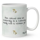 Személyre szabható - Vörös hajú Csini Bak lány mintás bögre