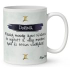 Személyre szabható - Barna hajú Csini Ikrek lány mintás bögre