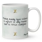 Személyre szabható - Barna hajú Csini Ikrek lány mintás bögre