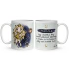 Személyre szabható - Szőke hajú Csini Oroszlán lány mintás bögre