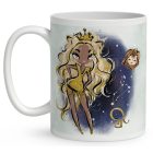 Személyre szabható - Szőke hajú Csini Oroszlán lány mintás bögre