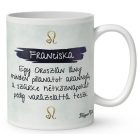 Személyre szabható - Szőke hajú Csini Oroszlán lány mintás bögre