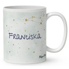 Személyre szabható - Szőke hajú Csini Oroszlán lány mintás bögre