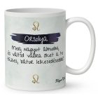 Személyre szabható - Vörös hajú Csini Oroszlán lány mintás bögre