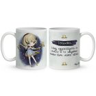 Személyre szabható - Szőke hajú Csini Mérleg lány mintás bögre