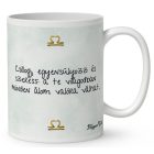 Személyre szabható - Szőke hajú Csini Mérleg lány mintás bögre