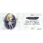 Személyre szabható - Szőke hajú Csini Mérleg lány mintás bögre