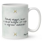 Személyre szabható - Barna hajú Csini Halak lány mintás bögre