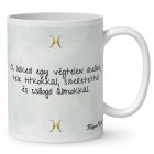 Személyre szabható - Szőke hajú Csini Halak lány mintás bögre