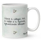 Személyre szabható - Barna hajú Csini Nyilas lány mintás bögre