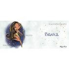 Személyre szabható - Barna hajú Csini Nyilas lány mintás bögre