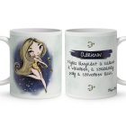 Személyre szabható - Szőke hajú Csini Nyilas lány mintás bögre