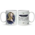 Személyre szabható - Szőke hajú Csini Nyilas lány mintás bögre