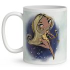 Személyre szabható - Szőke hajú Csini Nyilas lány mintás bögre