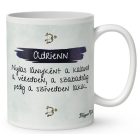 Személyre szabható - Szőke hajú Csini Nyilas lány mintás bögre