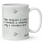 Személyre szabható - Szőke hajú Csini Nyilas lány mintás bögre