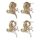 Személyre szabható - Szőke hajú Csini Nyilas lány mintás bögre