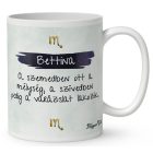 Személyre szabható - Szőke hajú Csini Skorpió lány mintás bögre