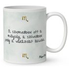 Személyre szabható - Szőke hajú Csini Skorpió lány mintás bögre