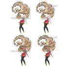 Személyre szabható - Szőke hajú Csini Skorpió lány mintás bögre