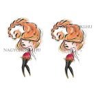 Személyre szabható - Vörös hajú Csini Skorpió lány mintás bögre