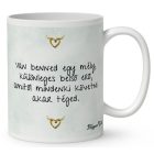 Személyre szabható - Barna hajú Csini Bika lány mintás bögre