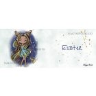 Személyre szabható - Barna hajú Csini Bika lány mintás bögre