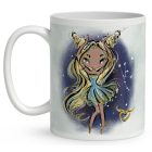 Személyre szabható - Szőke hajú Csini Bika lány mintás bögre