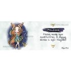 Személyre szabható - Vörös hajú Csini Bika lány mintás bögre