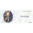 Személyre szabható - Vörös hajú Csini Bika lány mintás bögre