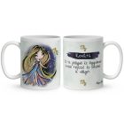 Személyre szabható - Szőke hajú Csini Szűz lány mintás bögre