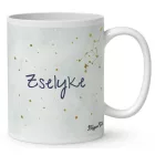 Személyre szabható - Vörös hajú Csini Szűz lány mintás bögre