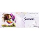 Névvel kérhető - Cuki krókusz virágos tündér mintás bögre