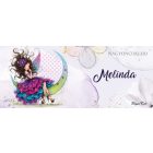 Névvel kérhető - Szépséges lila virágos tündér és a hold mintás bögre