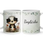 Névvel kérhető - Az éjszakák vándora, édes kis borz mintás bögre