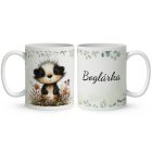 Névvel kérhető - Az éjszakák vándora, édes kis borz mintás bögre