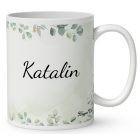 Névvel kérhető - A kert kis álmodozója, cuki süni mintás bögre