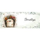 Névvel kérhető - A rét mosolygós cukisága, a süni mintás bögre