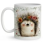 Névvel kérhető - A rét mosolygós cukisága, a süni mintás bögre