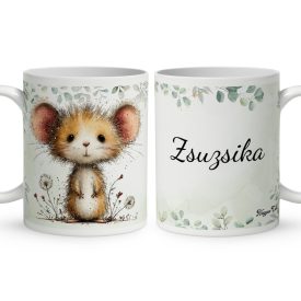   Névvel kérhető - Az erdő cuki aprósága, a mogyorós pele mintás bögre