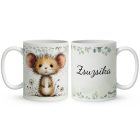 Névvel kérhető - Az erdő cuki aprósága, a mogyorós pele mintás bögre