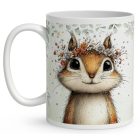 Névvel kérhető - Az erdő kis akrobatája, a mókus mintás bögre