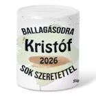 Névvel kérhető Bagoly- 2026 évi Ballagásra mintás persely
