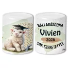 Névvel kérhető Bárány - 2026 évi Ballagásra mintás persely