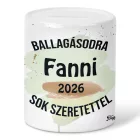 Névvel kérhető Kacsa - 2026 évi Ballagásra mintás persely