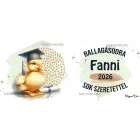Névvel kérhető Kacsa - 2026 évi Ballagásra mintás persely