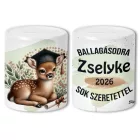 Névvel kérhető Szarvas - 2026 évi Ballagásra mintás persely