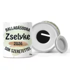 Névvel kérhető Szarvas - 2026 évi Ballagásra mintás persely
